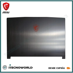 Carcasa trasera LCD cover MSI GF63 GF63VR 8RC 8RD 9SC MS-16R1 MS-16R3 MS-16R4 MS-16R5 MS-16R8 negro 3076R1A211HG