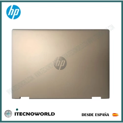 Carcasa trasera LCD cover para portátil HP 14-CD color dorado (Modelo Táctil) L22287-001