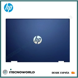 Carcasa trasera LCD cover para portátil HP 14-CD color azul (Modelo Táctil)